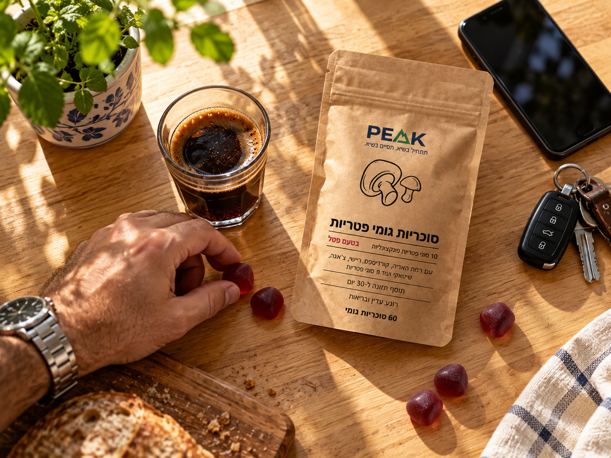 שתי סוכריות בבוקר. זה כל הטקס.